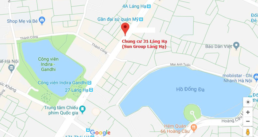 Chung cư Sun Group Láng Hạ